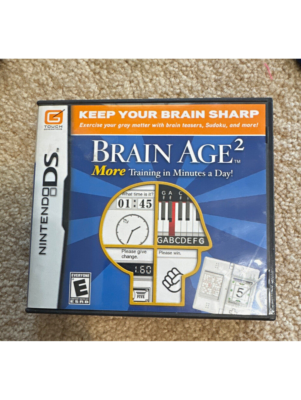 Nintendo Brain Age 2 More Training Minutes a Day! DS E NTSC-U/C 2007